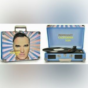 Morrissey Portable Record Player LP Records & 45s California Son 2019 RARE NEW